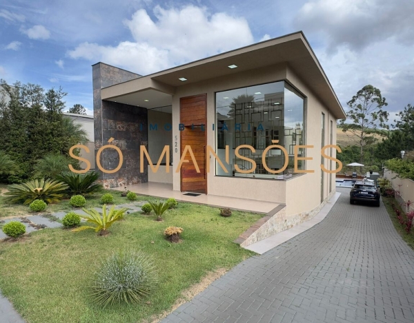 Casa de Alto Padrão de 474 m² à Venda com 2 Suítes e Vista Definitiva no Alphaville - Lagoa dos Ingleses, Nova Lima - MG