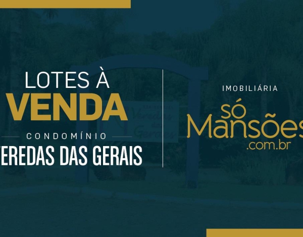 Lote de 1000m² para venda no condomínio Veredas das Gerais.