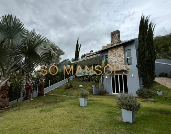 Casa de Alto Padrão de 383 m² à Venda com 2 Suítes e Vista Definitiva no Vila Alpina, Nova Lima - MG