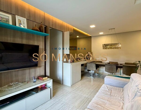 APARTAMENTO MOBILIADO DE 85M² À VENDA NO CONDOMÍNIO AQUA CLUBE RESIDENCIAL NA REGIÃO DO BURITIS.