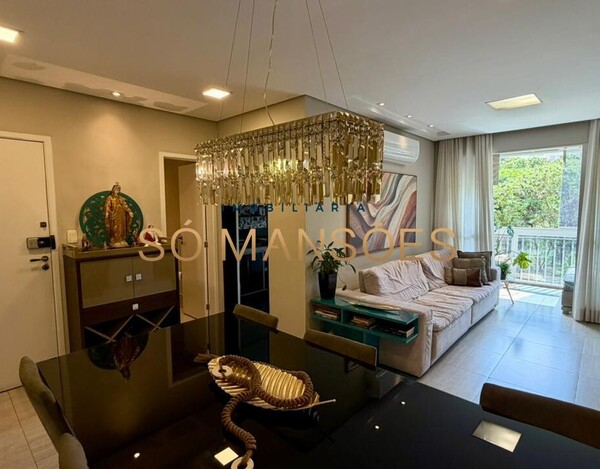 APARTAMENTO MOBILIADO DE 85M² À VENDA NO CONDOMÍNIO AQUA CLUBE RESIDENCIAL NA REGIÃO DO BURITIS.