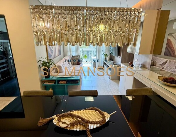 APARTAMENTO MOBILIADO DE 85M² À VENDA NO CONDOMÍNIO AQUA CLUBE RESIDENCIAL NA REGIÃO DO BURITIS.