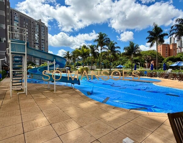 APARTAMENTO MOBILIADO DE 85M² À VENDA NO CONDOMÍNIO AQUA CLUBE RESIDENCIAL NA REGIÃO DO BURITIS.