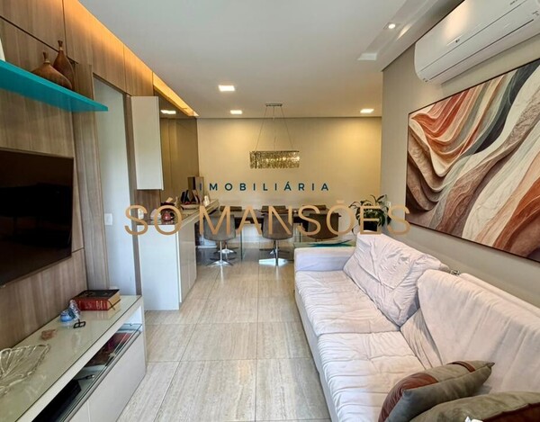 APARTAMENTO MOBILIADO DE 85M² À VENDA NO CONDOMÍNIO AQUA CLUBE RESIDENCIAL NA REGIÃO DO BURITIS.