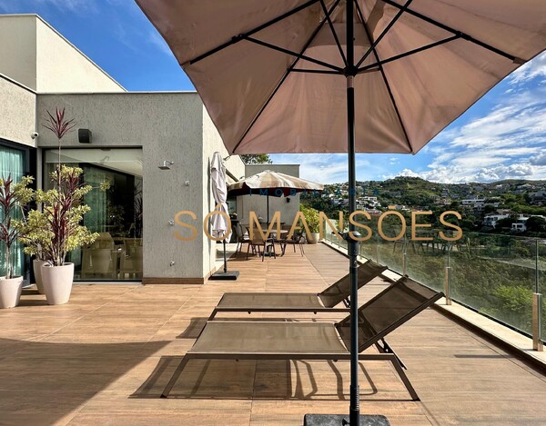 Exclusividade Só Mansões. Casa de 511m² e vista privilegiada à venda no condomínio Vale dos Cristais.