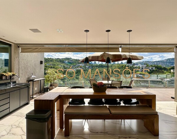 Exclusividade Só Mansões. Casa de 511m² e vista privilegiada à venda no condomínio Vale dos Cristais.