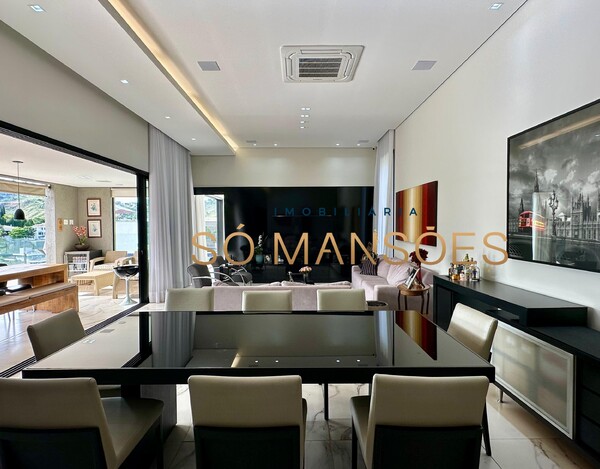 Exclusividade Só Mansões. Casa de 511m² e vista privilegiada à venda no condomínio Vale dos Cristais.