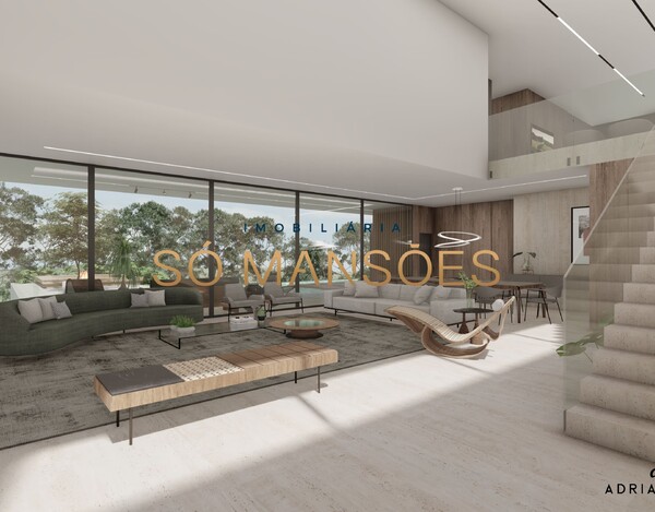 CASA EM CONSTRUÇÃO À VENDA NO VALE DOS CRISTAIS COM 952 M², ARQUITETURA CONTEMPORÂNEA E LAZER COMPLETO.