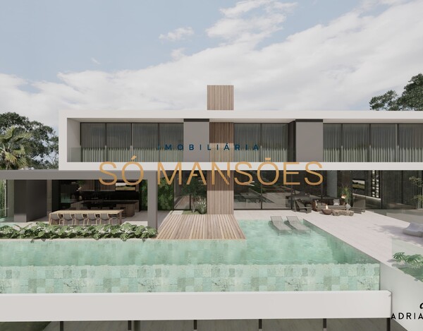 CASA EM CONSTRUÇÃO À VENDA NO VALE DOS CRISTAIS COM 952 M², ARQUITETURA CONTEMPORÂNEA E LAZER COMPLETO.