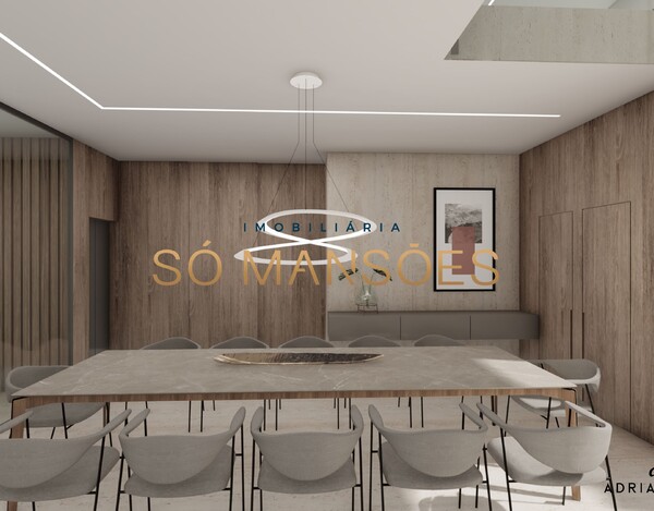 CASA EM CONSTRUÇÃO À VENDA NO VALE DOS CRISTAIS COM 952 M², ARQUITETURA CONTEMPORÂNEA E LAZER COMPLETO.