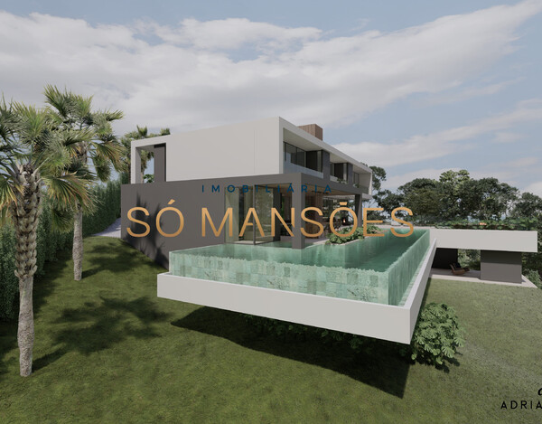 CASA EM CONSTRUÇÃO À VENDA NO VALE DOS CRISTAIS COM 952 M², ARQUITETURA CONTEMPORÂNEA E LAZER COMPLETO.