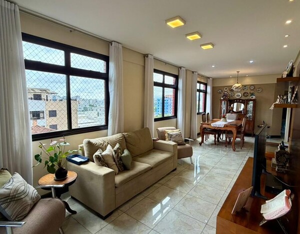 APARTAMENTO DE 146 M² À VENDA NO CORAÇÃO EUCARÍSTICO COM VARANDA E 3 VAGAS.