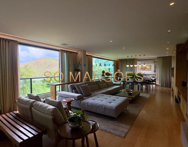 COBERTURA IMPECÁVEL À VENDA NO VALE DOS CRISTAIS – 445 M² E VISTA DESLUMBRANTE.