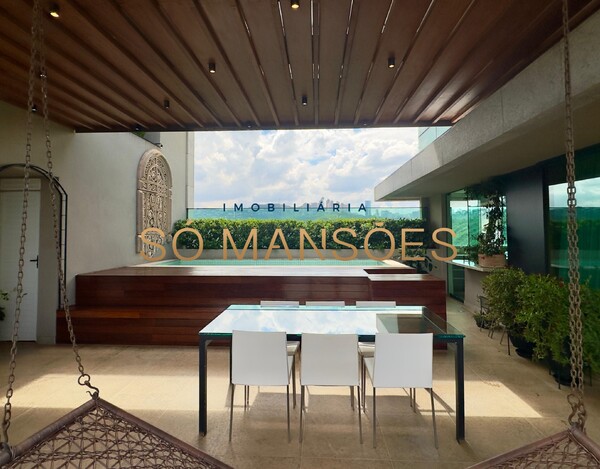 COBERTURA IMPECÁVEL À VENDA NO VALE DOS CRISTAIS – 445 M² E VISTA DESLUMBRANTE.