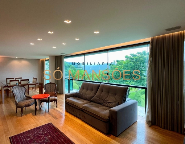 Apartamento de Alto Padrão de 253 m² à Venda com 2 Suítes e Espaço Gourmet no Vale dos Cristais, Nova Lima - MG