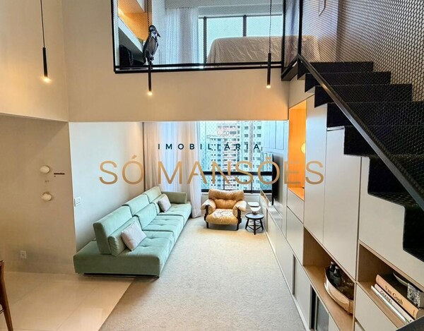 APARTAMENTO REFORMADO COM MEZANINO E PÉ-DIREITO DUPLO NO VILA DA SERRA.