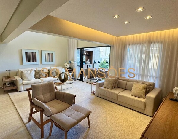 APARTAMENTO DE 136M² FINAMENTE DECORADO À VENDA NO VILA DA SERRA – VISTA DESLUMBRANTE PARA AS MONTANHAS.