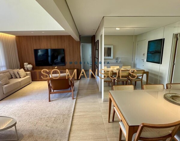 APARTAMENTO DE 136M² FINAMENTE DECORADO À VENDA NO VILA DA SERRA – VISTA DESLUMBRANTE PARA AS MONTANHAS.
