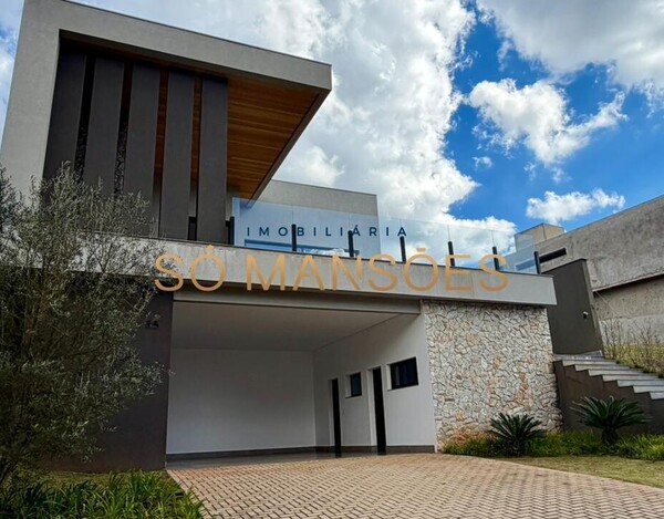 ALPHAVILLE LAGOA DOS INGLESES - CASA LINEAR COM ARQUITETURA CONTEMPORÂNEA E INTEGRAÇÃO TOTAL DOS AMBIENTES.