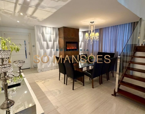 Casa de Alto Padrão de 355 m² à Venda com 1 Suíte e Vista Definitiva no Santa Lúcia, Belo Horizonte - MG