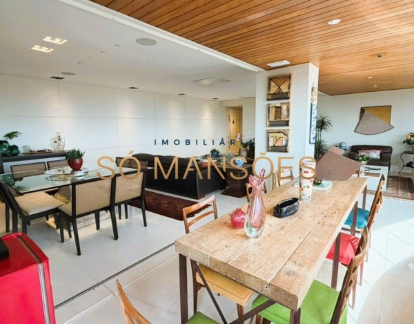 APARTAMENTO DE 226M² À VENDA NO BELVEDERE – ANDAR ALTO, VISTA DEFINITIVA E 4 VAGAS.