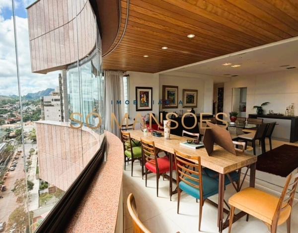 APARTAMENTO DE 226M² À VENDA NO BELVEDERE – ANDAR ALTO, VISTA DEFINITIVA E 4 VAGAS.