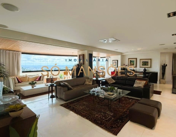 Apartamento de Alto Padrão de 226 m² à Venda com 2 Suítes e Vista Definitiva no Belvedere, Belo Horizonte - MG