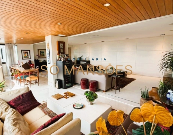 APARTAMENTO DE 226M² À VENDA NO BELVEDERE – ANDAR ALTO, VISTA DEFINITIVA E 4 VAGAS.