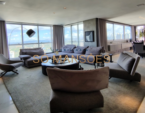 Cobertura Penthouse de 358 m² à Venda com 2 Suítes e Vista para o Mar no Vila da Serra, Nova Lima - MG