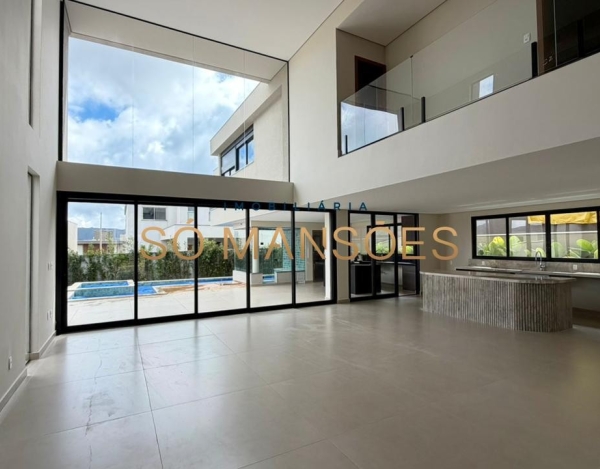 Casa Espaçosa de 451 m² à Venda com 4 Suítes e Piscina com Borda Infinita no Alphaville - Lagoa dos Ingleses, Nova Lima - MG