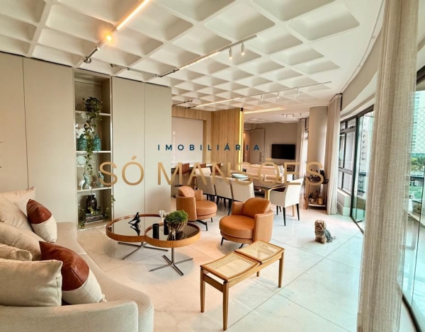 Apartamento à Venda no Belvedere, Belo Horizonte — 185 m², 4 Quartos, 1 Suíte e 4 Vagas de Garagem.
