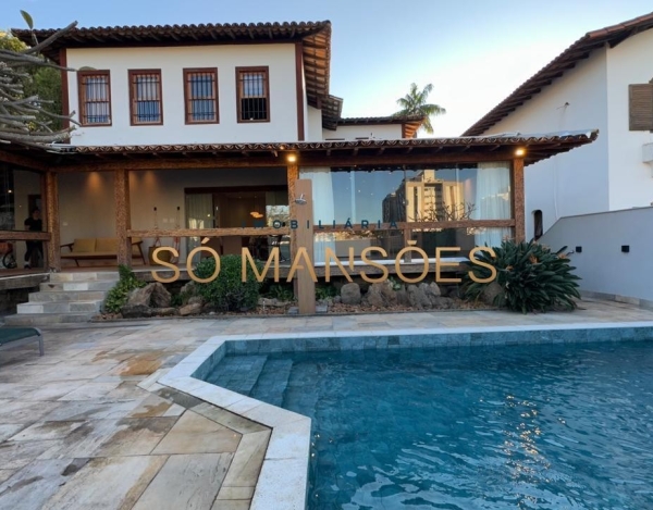 Casa de Alto Padrão com 5 Quartos e Área de Lazer Completa no São Bento em Belo Horizonte | Só Mansões.