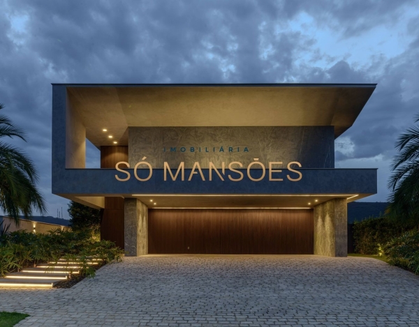 Mansão com 4 Suítes à Beira da Lagoa no Alphaville Lagoa dos Ingleses | Só Mansões.