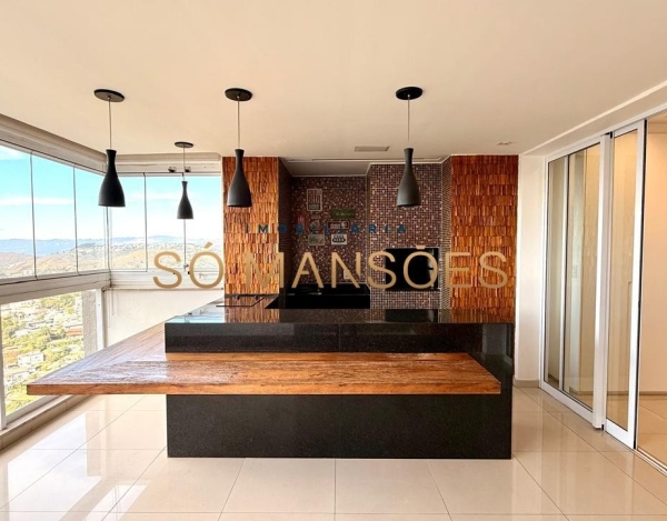 Apartamento no Villaggio Monticiello, Vila da Serra, Nova Lima — 217m², 3 Suítes, Vista para as Montanhas e Lazer Resort.