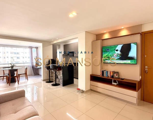 Apartamento no Apoena, Vila da Serra, Nova Lima — 72m², 2 Quartos, 1 Suíte e Porteira Fechada.