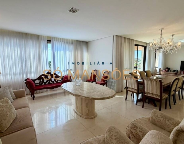 Apartamento à Venda no Belvedere, Belo Horizonte — 204m², 4 Quartos, 3 Suítes e Vista Privilegiada.