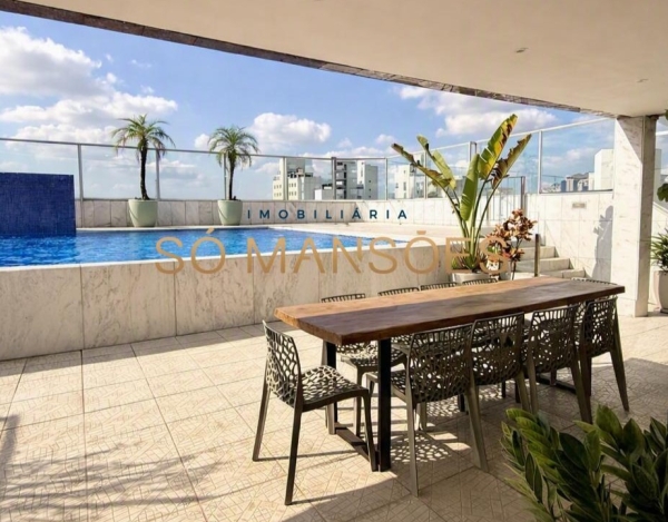 Cobertura Duplex de 354m² à Venda no Carmo, Belo Horizonte/MG — 5 Quartos, 3 Suítes, Piscina Aquecida e 3 Vagas.