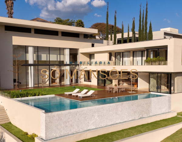 Casa à Venda com Exclusividade Só Mansões no Vale dos Cristais, Nova Lima/MG — 829m², 4 Suítes.