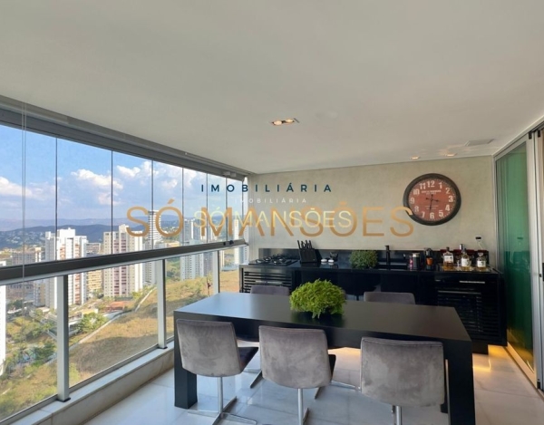 Apartamento à Venda no Vila da Serra, Nova Lima — 198m², 4 Quartos, 2 Suítes e Vista Privilegiada