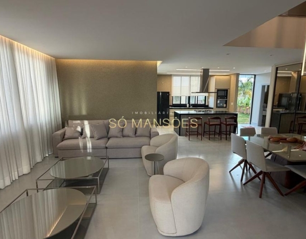 Casa à Venda no Alphaville, Vespasiano/MG — 365m², 4 Suítes, Piscina Aquecida e 4 Vagas.