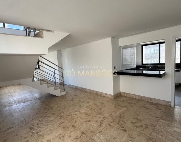 Cobertura à Venda no Lourdes, Belo Horizonte/MG — 410m², 5 Suítes e 5 Vagas.
