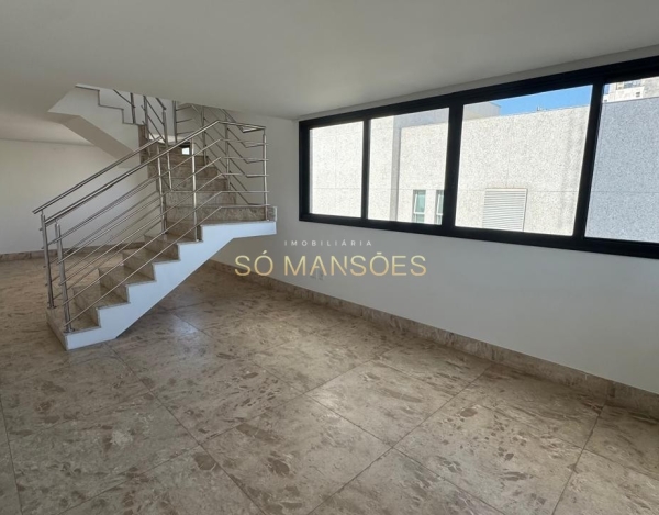 Cobertura à Venda no Lourdes, Belo Horizonte/MG — 410m², 5 Suítes e 5 Vagas.