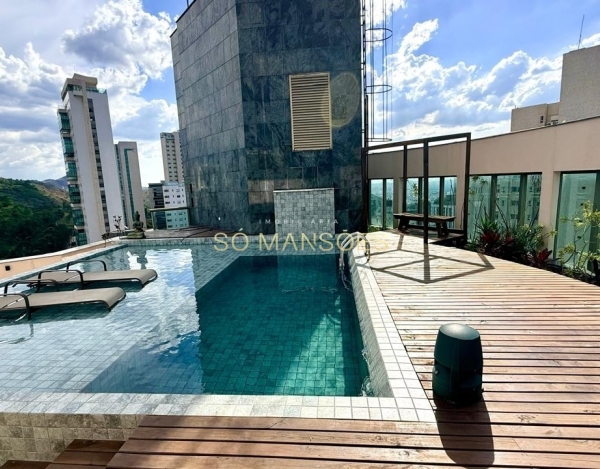 Cobertura Duplex à Venda no Belvedere, Belo Horizonte — 505m², 4 Quartos, Piscina e 6 Vagas de Garagem.