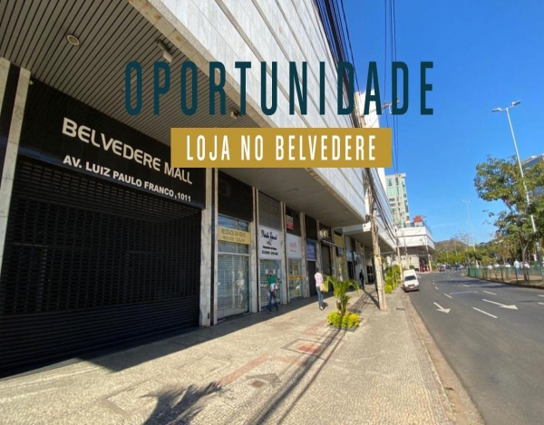 Loja de 51m² a venda no Belvedere.