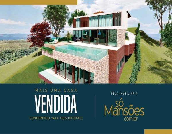 Casa de 750m² a venda no Vale dos Cristais.