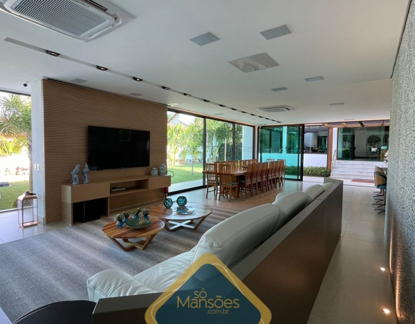 CASA LUXUOSA DE 313M² NO CONDOMÍNIO ALDEIAS DO LAGO - ESMERALDAS/MG À VENDA!
