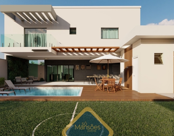 Casa de 350 m² à Venda com 2 Suítes e Piscina Aquecida no Condomínio Vitória Tennis Prime, Pedro Leopoldo - MG