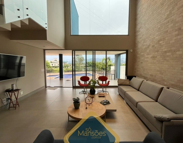Casa de Luxo de 543 m² à Venda com 4 Suítes e Vista Definitiva no Quintas do Sol, Nova Lima - MG