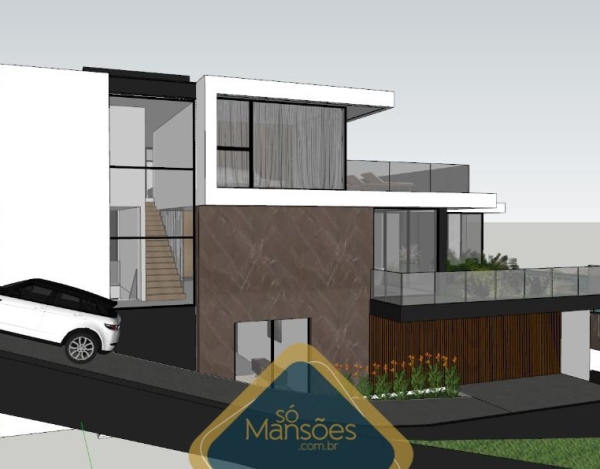 Lote de 841m² com projeto vendido no condomínio Quintas do Sol.