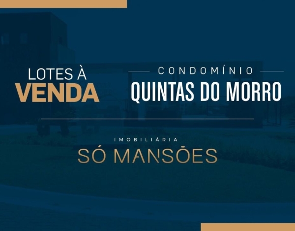 Lote de 2.955 m² à Venda com Vista Magnífica no Condomínio Quintas do Morro, Nova Lima - MG
